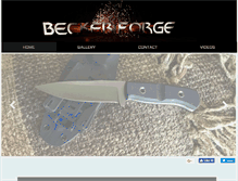 Tablet Screenshot of beckerforge.com